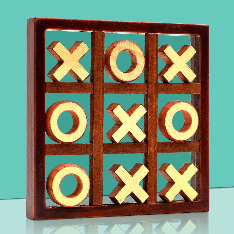 Wood Tic-tac-toe Game